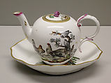Teapot, Höchst Manufactory (German, 1746–1796), Hard-paste porcelain, German, Höchst